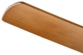 ZEVENTI - Ventilator de tavan LED BARROSA, 18W/230V, Wi-Fi Tuya, maro + telecomandă