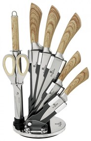Set cutite otel inoxidabil (8 piese) Forest Light Brown Line Berlinger Haus BH 2291