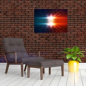 Tablou abstract cu glonț activ (70x50 cm)