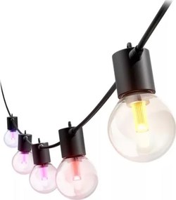 Philips - Ghirlandă exterioară LED RGBW reglabilă Hue FESTAVIA, 30 LED, 21 m, IP65