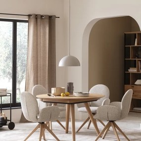 Schöner Wohnen 11728-39 - Lustră suspendată ALI pe cablu 1xE27/25W/230V Ø 38 cm, gri