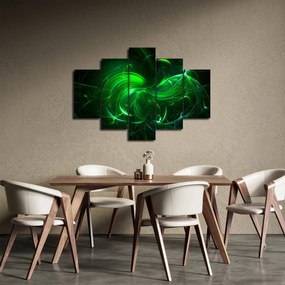 Tablou - abstracție verde (150x105 cm)
