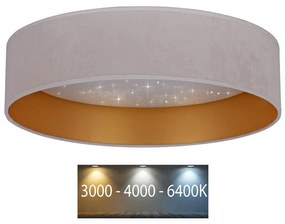 Plafonieră LED VELVET STAR LED/24W/230V d. 40 cm  crem/bej Brilagi