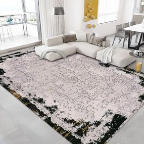 Covor Modern Living , Dormitor Dreptunghiular Antic 7557AL Antracit (Alege dimensiunea: 100 x 200)
