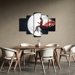 Tablou - Femeia sub clar de lună (150x105 cm)
