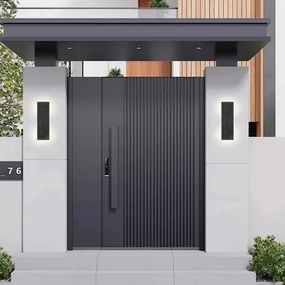 Brilagi - Aplică solară de perete SUN, LED 2,5W, 230V, 30 cm, 2000 mAh, IP44