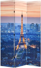 vidaXL Paravan de cameră pliabil, 120 x 170 cm, Parisul noaptea