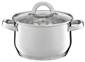 Oala inox cu capac 18cm, 2.5L, Berry