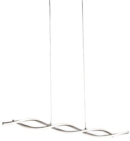 Lampă modernă cu pandantiv din oțel cu LED și dimmer - Paulina