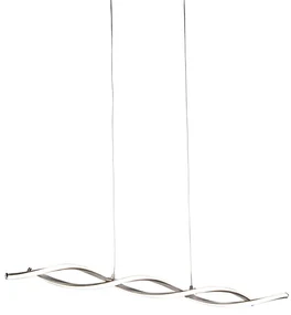 Lampă modernă cu pandantiv din oțel cu LED și dimmer - Paulina