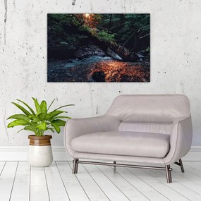 Tablou cu râu montan (90x60 cm)