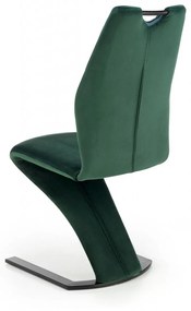 Set masa extensibila Fangor L160-220 cm + 4 scaune K442 velvet verde