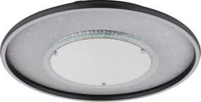 Globo 68288D3 - Lampă de tavan LED MIRRORA 40W/230V, diam. 51,5 cm, neagră