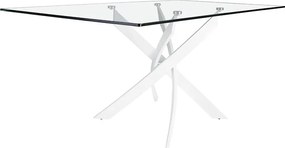 Masa dreptunghiulara design modern Veola alb, 180x95cm