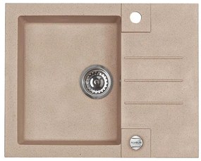 Chiuvetă de bucătărie ALVEUS 1090950 ROCK 59,5x47,5 cm bej