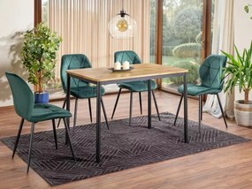 Masa de dining CITY 110x75 cm, stejar artisan