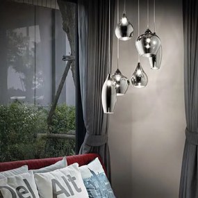 Lustra suspendata design modern SOFT SP6 FUME 111841