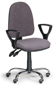 Scaun de lucru Torino SY cu cotiere, gri