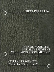 Covor verde închis țesut manual din amestesc de lână 125x200 cm Kari Organic – Villeroy&amp;Boch