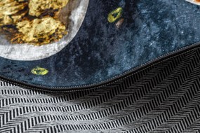 ANDRE 53240 covor lavabil linguri, condimente bucatarie, anti-alunecare - gri / bej