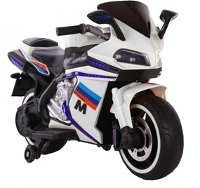 Motocicleta Electrica cu Acumulator Pentru Copii NOVOKIDS™ Sport Premium Motor, 12 Volti, 3-6 ani, max 30 kg, Cu Melodii si Lumini Frontale, Roti