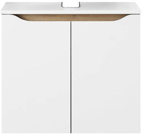 Dulap fără chiuvetă alb scund/suspendat 60x53 cm Set 857 – Pelipal