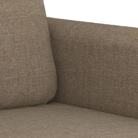 Canapea cu 2 locuri, gri taupe, 140 cm, material textil Gri taupe, 158 x 77 x 80 cm