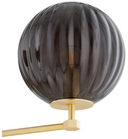 Lustră pe tijă Argon 6310 PALOMA 3xE14/7W/230V auriu/negru