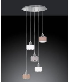 Wofi 619905019000 - Lustră pe cablu CIARA 5xE14/28W/230V