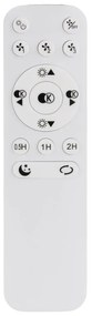 Lustra LED cu ventilator si telecomanda LORIS 03638 GL
