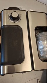 La mâna a doua: Espressor manual First Austria FA-5475-2, 800W, Rezervor 0.250L, Vas de sticla, Pauza, Inox/Negru