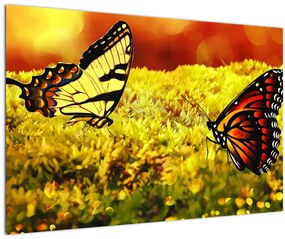 Tablou cu fluturi (90x60 cm)