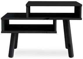 Masă de cafea din lemn de pin Karup Design Hako, negru