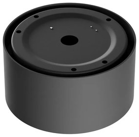 Spot LED aplicat design tehnic Vega D-14cm negru