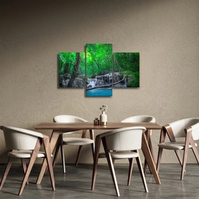 Tablou - Cascada Erawan, Kanchanaburi, Thailanda (90x60 cm)