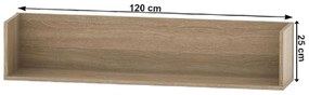 Raft suspendat 029-00 Asista (stejar sonoma). 1015893