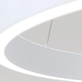 Lustra LED circulara iluminat sus si jos KOLK alb 60cm