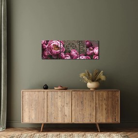 Tablou - Armonie (cu ceas) (90x30 cm)