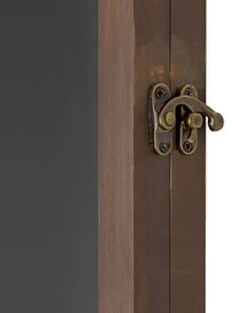Vitrina magnetica din lemn A3, neagra