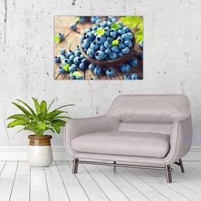 Tablou pe sticlă - Afine (70x50 cm)