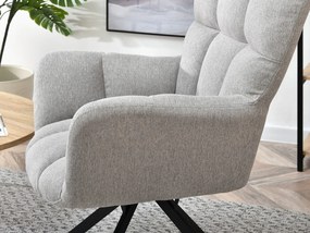 Fotoliu Kikino X (gri + negru). 1110136