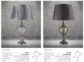 Veioza / Lampa de masa decorativa design elegant Grayson EU3721CL SRT