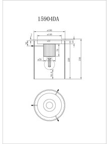 Plafoniera design modern TULIVAR