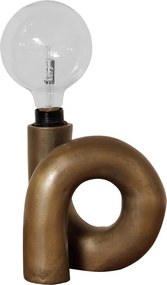 Lampa de masa, din aluminiu, U-turn