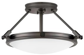 Hinkley HK-COLLIER-SF-S-BX - Lustră aplicată COLLIER, 3 x E14, 40 W, 230 V, Ø 41,7 cm