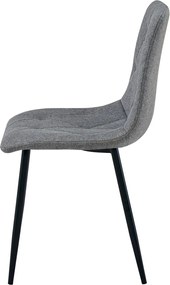 OFERTA Scaun de masa gri LIBRA cu picioare negre clasa a II-a