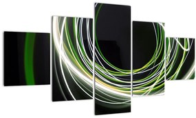 Tablou cu linii verzi (125x70 cm), în 40 de alte dimensiuni noi