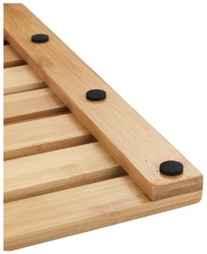 Covor din bambus potrivit și pentru exterior Wenko Bamboo, 60 x 40 cm