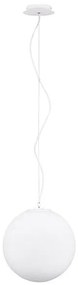 Pendul design modern Nevoso alb 30cm
