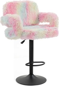 HR8403W Scaun Plus Curcubeu cu Bază Neagră